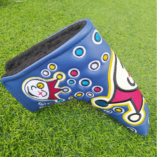 Funny Clowns Pattern Golf Putter Head Cover