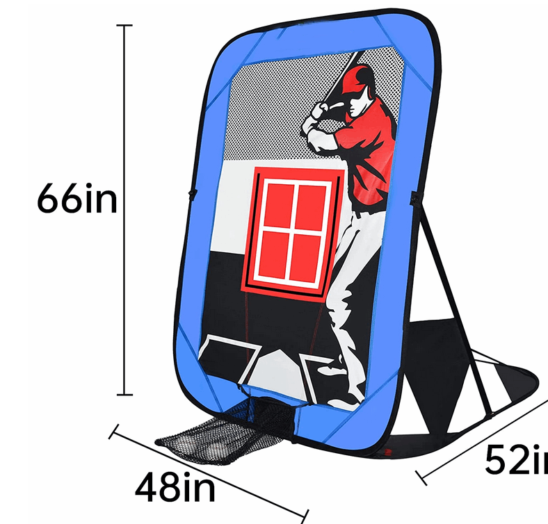 Kapler Kids Pop-Up Pitching Net 66 x 48 x 52 in