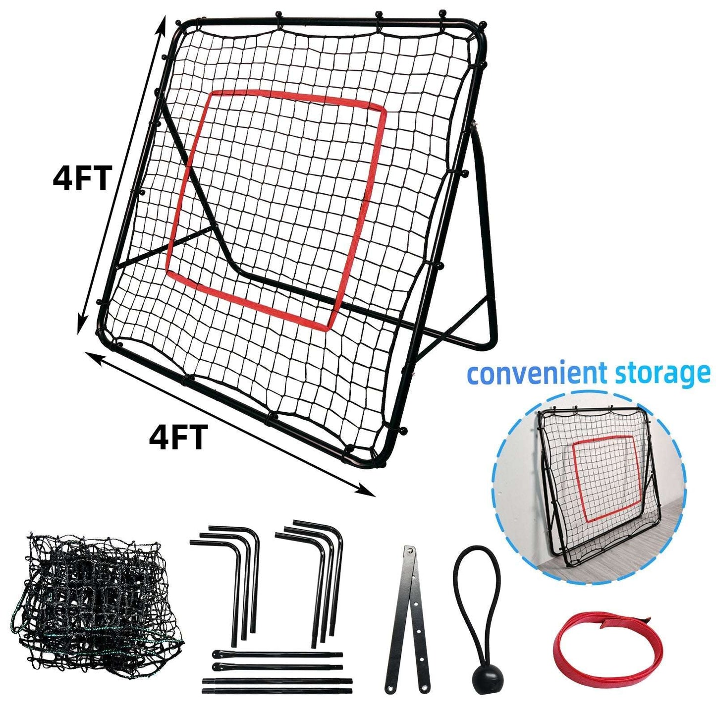 Kapler Soccer practice net 4X4 3.3X3.3