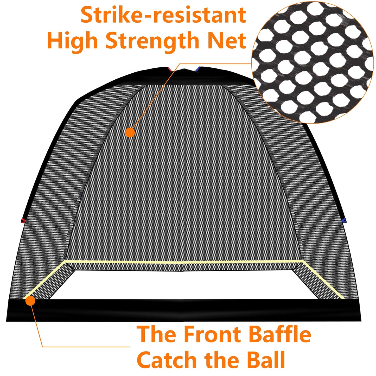 golf replacement net 10x7x6ft