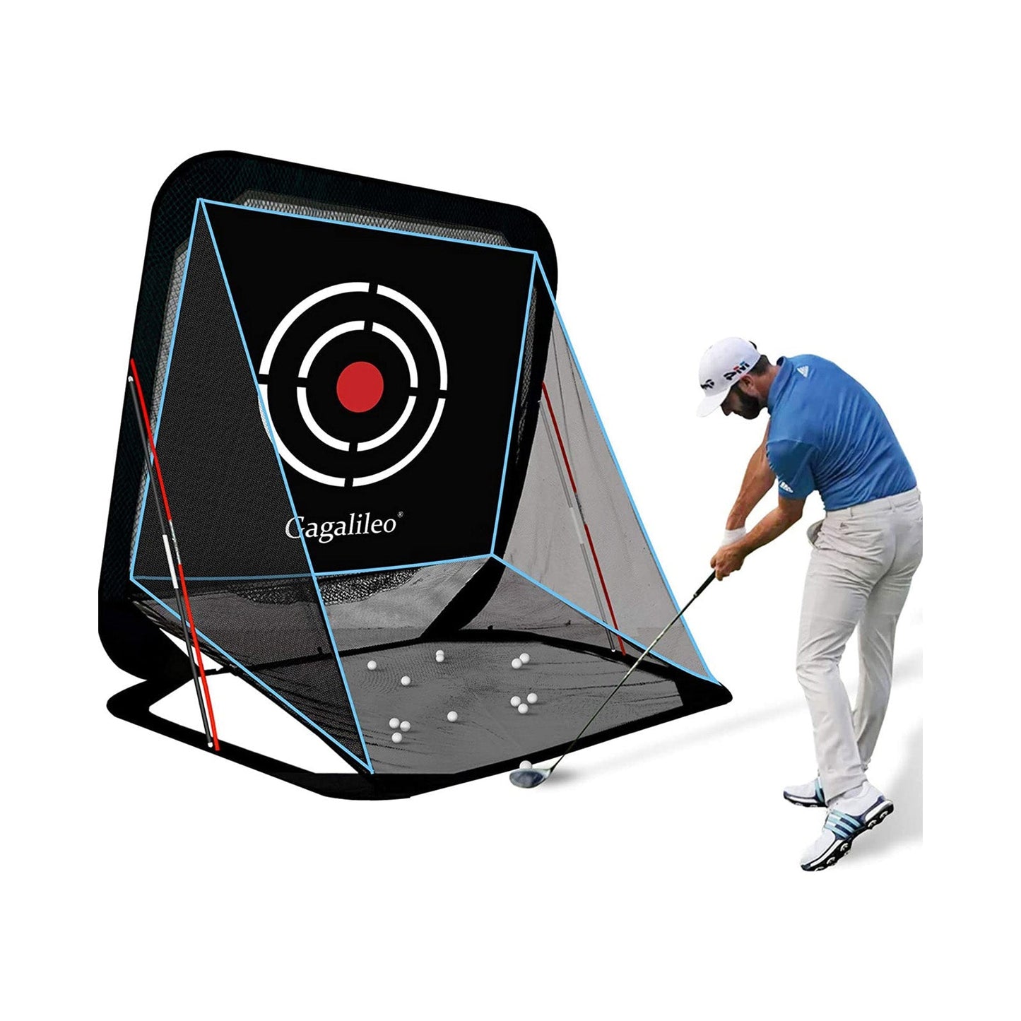 Kapler Portable Pop-Up Driving Net 8X7X7