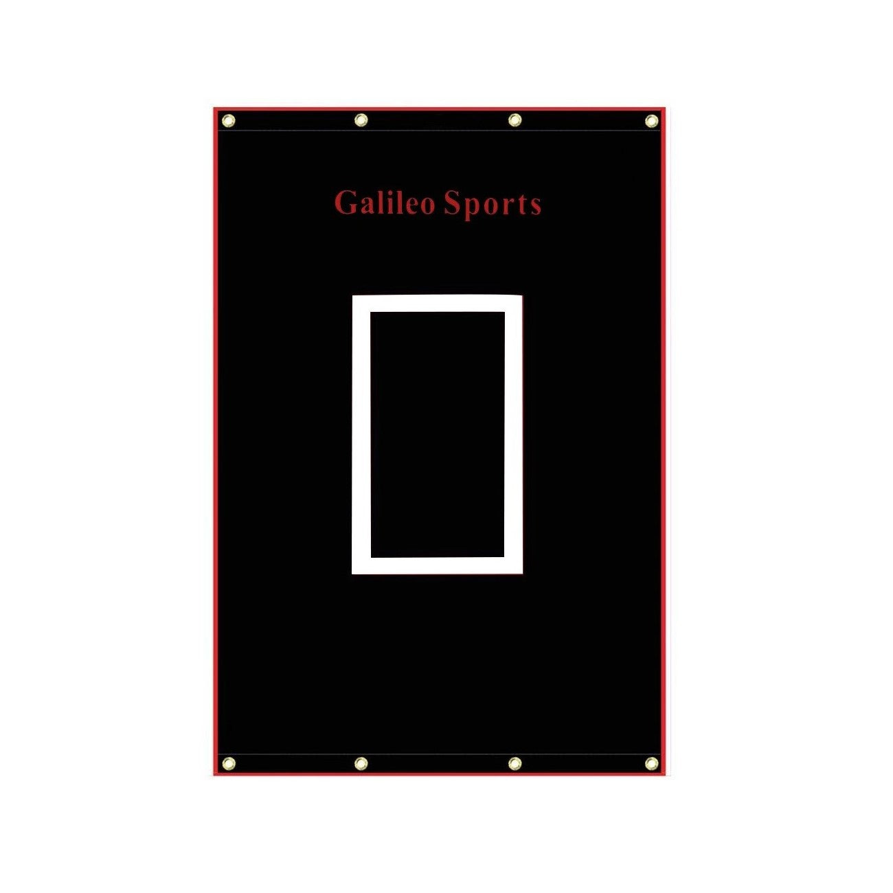 Kapler Softball Backstop Vinyl Heavy Duty Baseball Batting Cage Backstop Pitching Target Trainer Backstop Net Saver with Square Image 4X5FT
