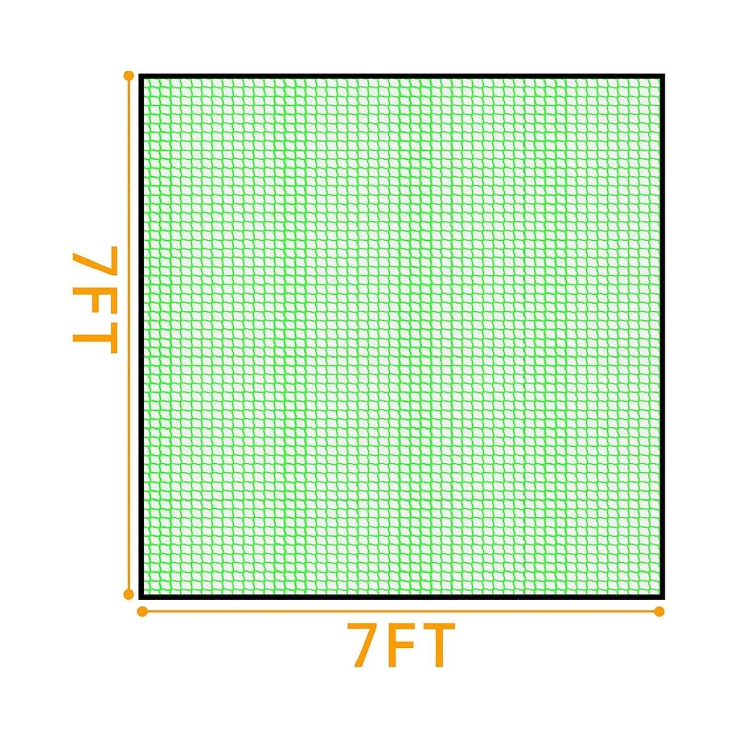 Kapler Golf Cage Replacement Net 7X7ft
