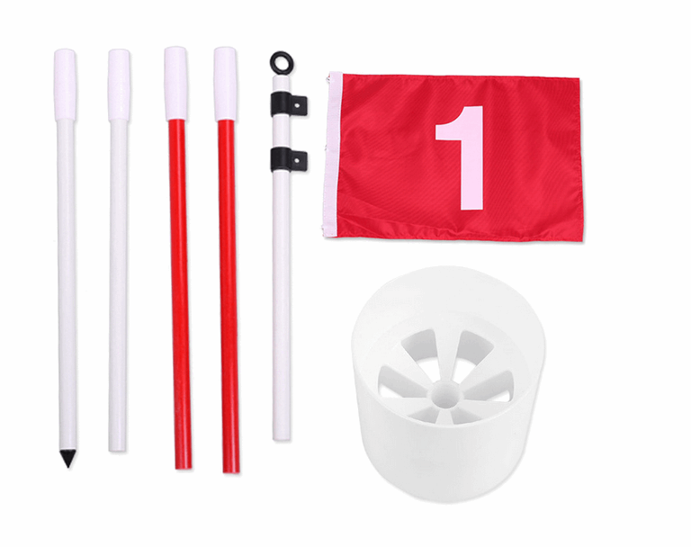 Golf Green Flag with Practice Hole Cup | Kapler Sports