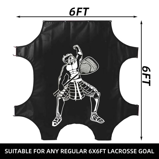 Kapler 6x6FT Lacrosse Goal Targets - Corner Shooting Practice Nets for Standard Size Goals - Precision Training Aid - Kapler Sports