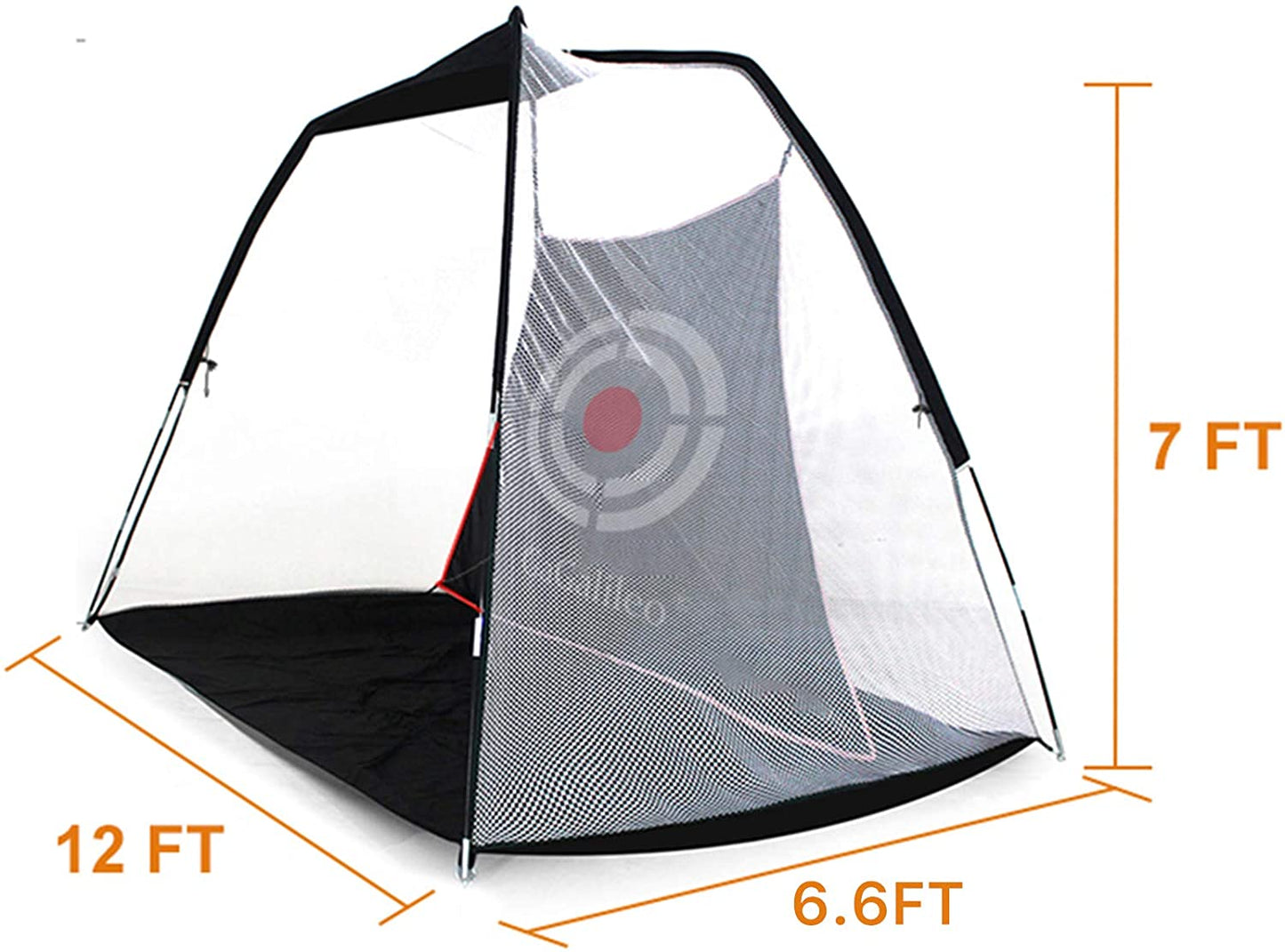Kapler Golf Net 12'x7'x6.6' C Backyard & Indoor Driving Practice Net
