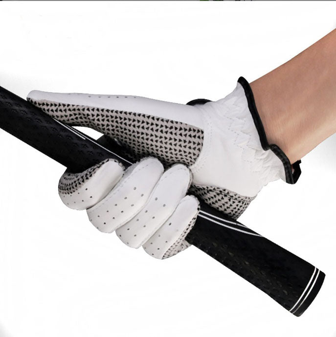 A Pair of Antiskid Particle Sheepskin Men's Sports Gloves