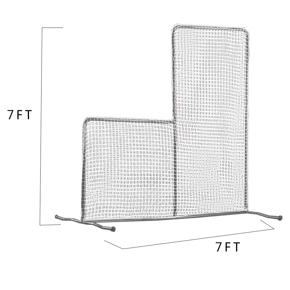 Kapler L Replacement Baseball Pitching Protective Screen 7X7FT (white)