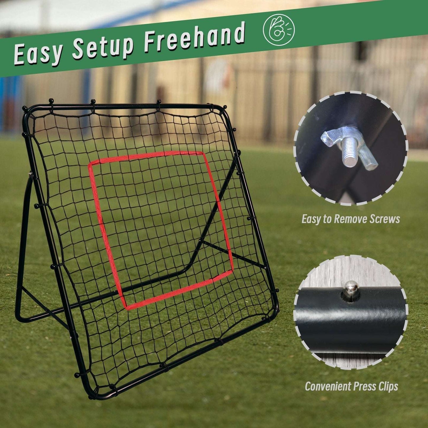 Kapler Soccer practice net 4X4 3.3X3.3