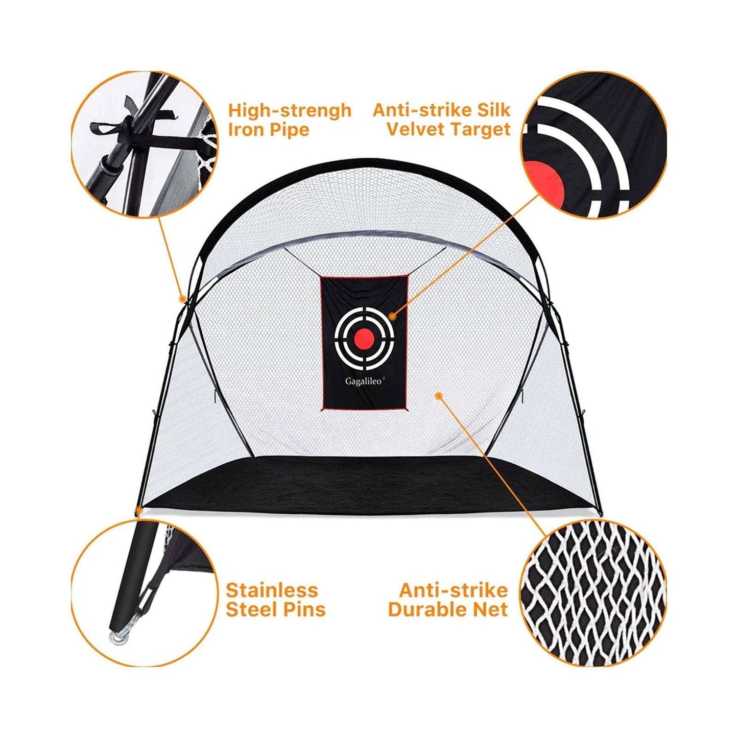 Kapler Golf Hitting Net/Backyard 10x7x5.5