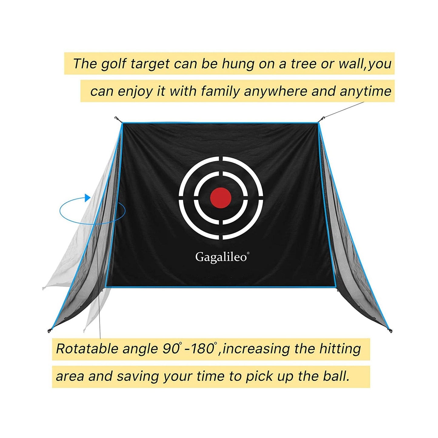 Kapler Portable Pop-Up Driving Net 8X7X7