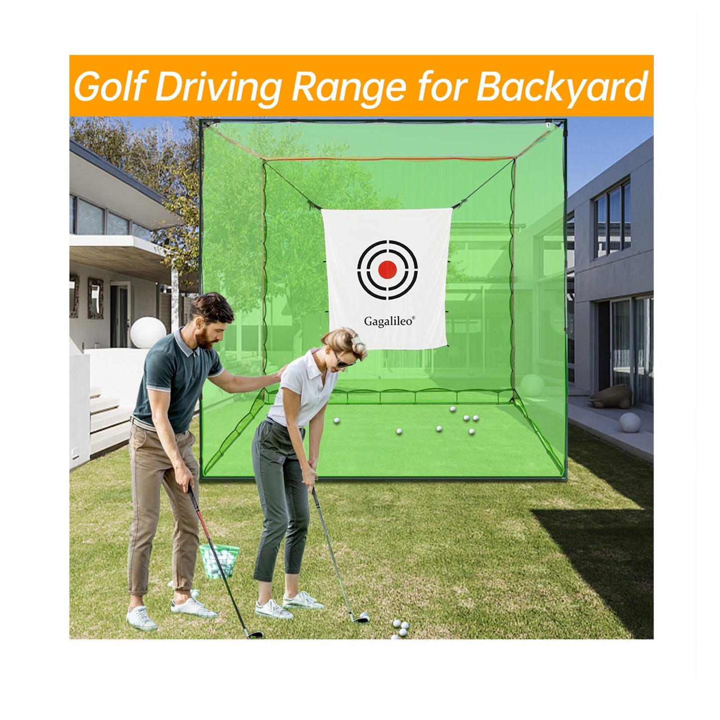 Kapler Golf Hitting cage 10x10x10ft