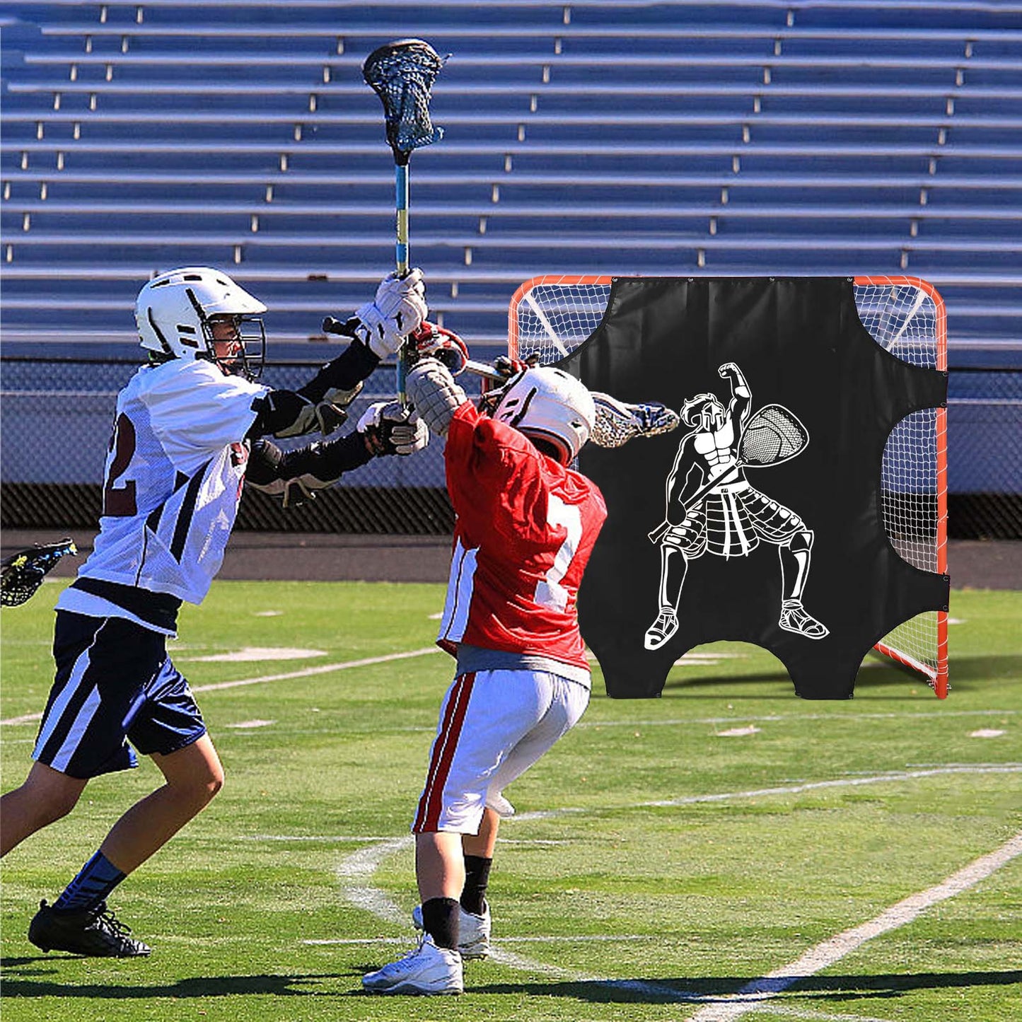 Kapler 6x6FT Lacrosse Goal Targets - Corner Shooting Practice Nets for Standard Size Goals - Precision Training Aid