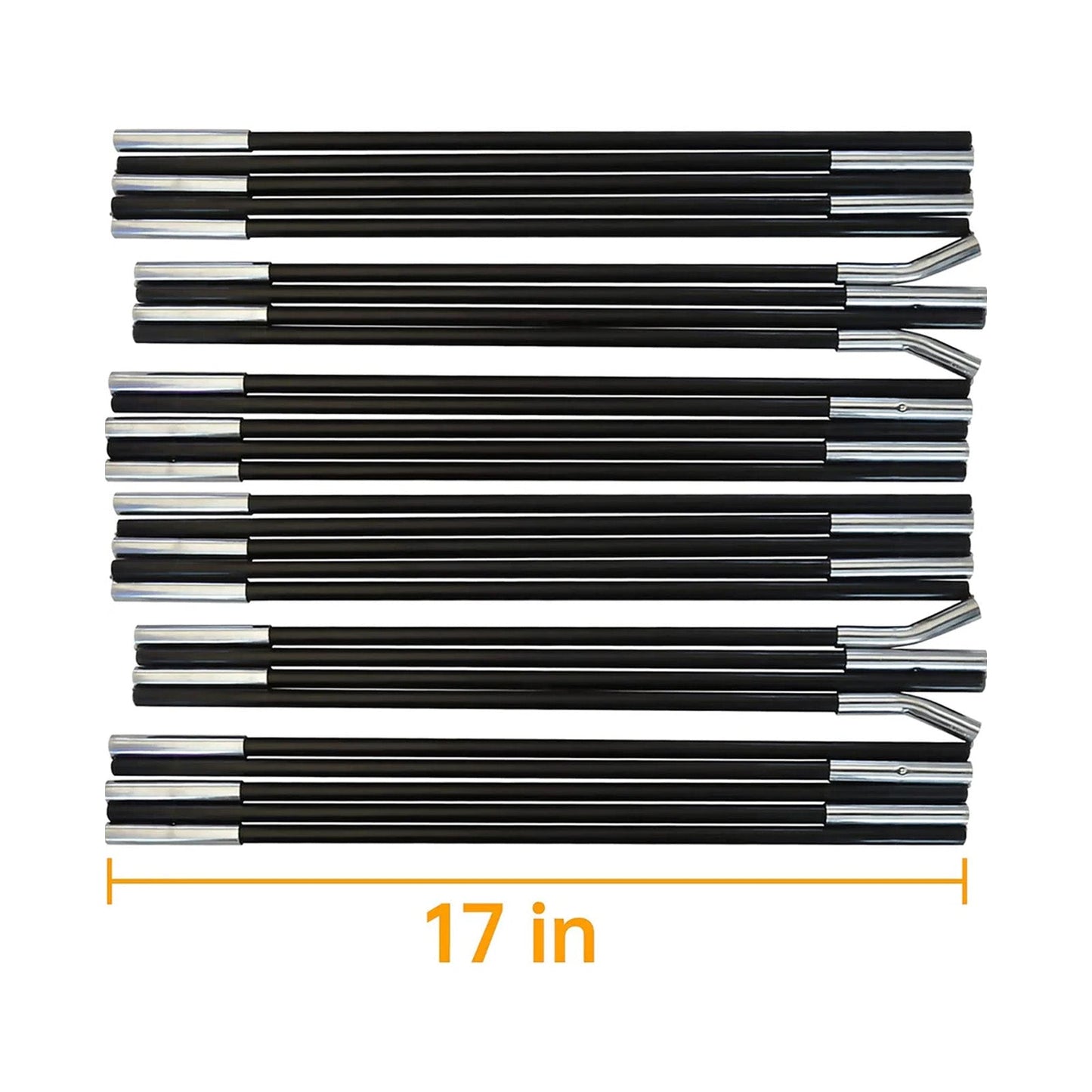 Kapler Golf Replacement Curved Poles 10x7x6 12X7X6.6