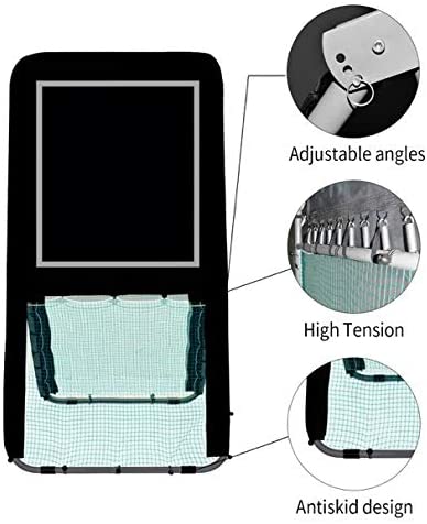 Kapler Lacrosse&Baseball Rebounder,Folding Lacrosse Throwback Rebounde Rebound Target | 6x4 Size