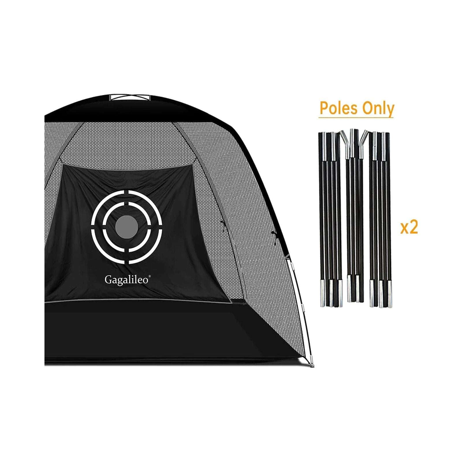 Kapler Golf Replacement Curved Poles 10x7x6 12X7X6.6