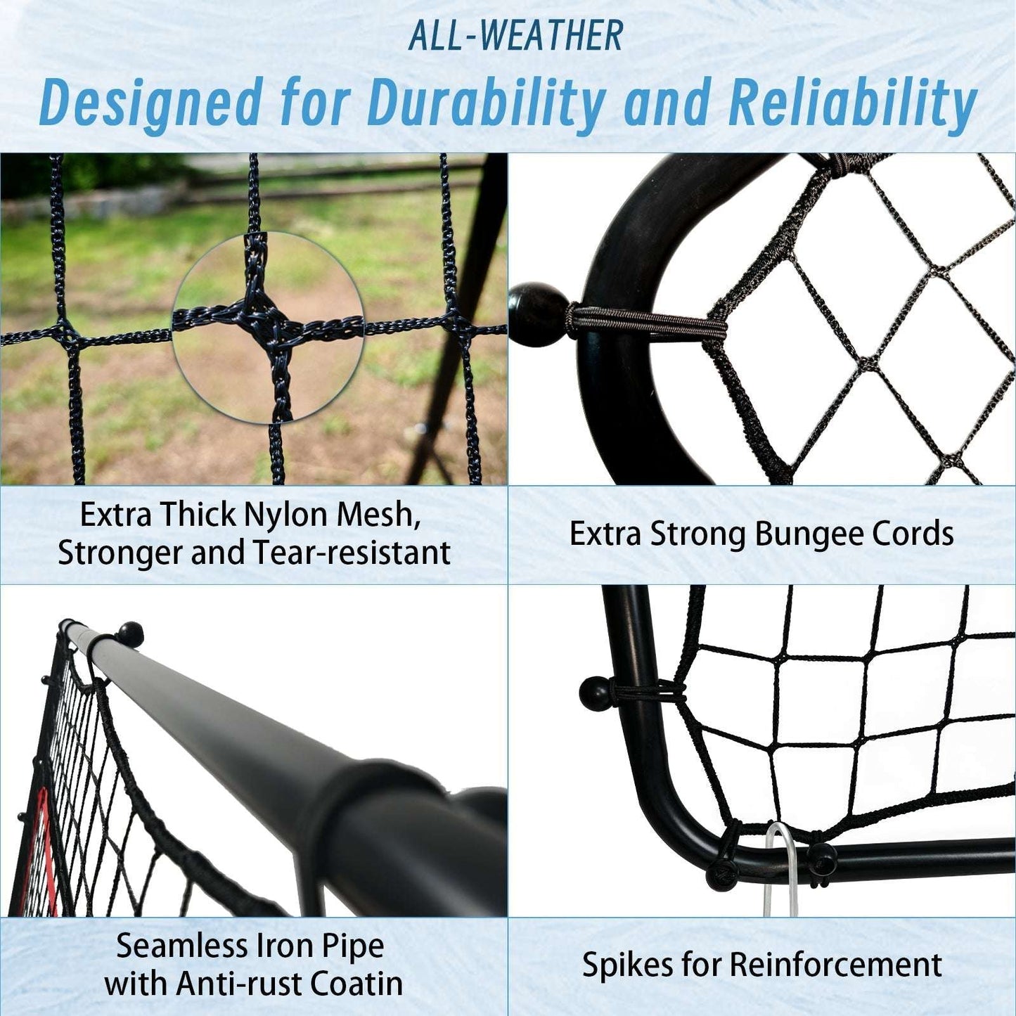 Kapler Soccer practice net 4X4 3.3X3.3