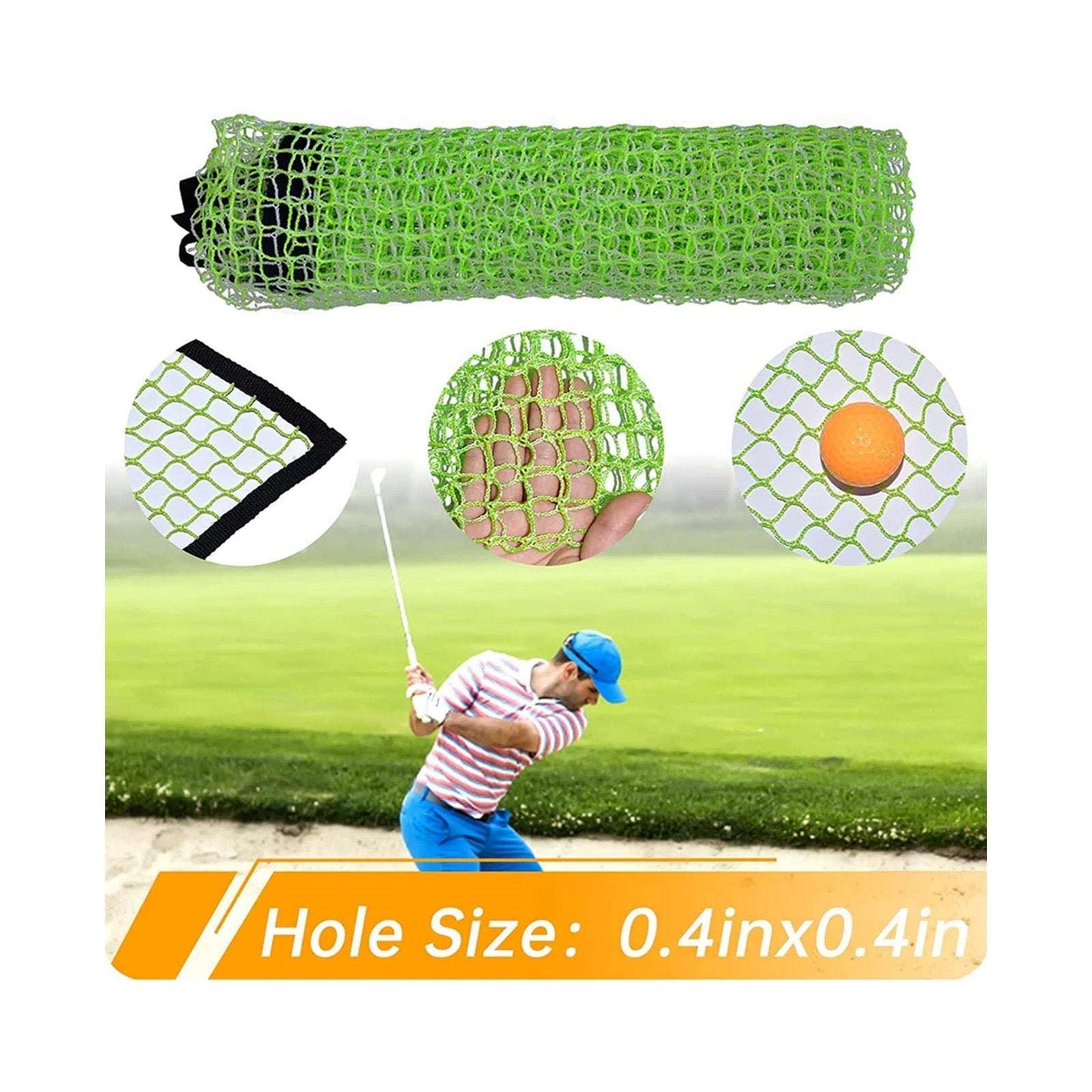 Kapler Golf Cage Replacement Net 7X7ft