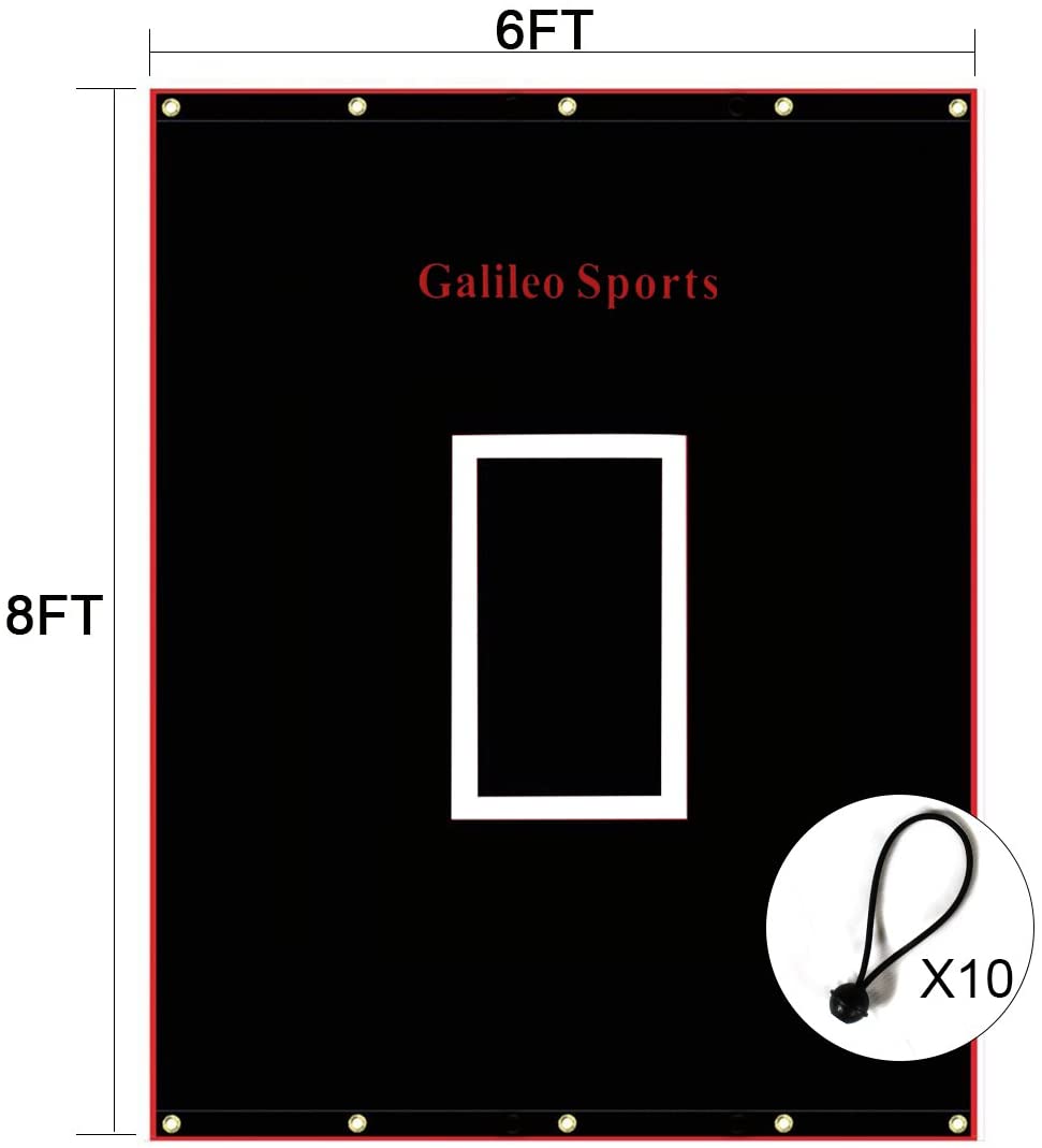 6X8 Kapler Backstop Baseball Target Cloth/Softball Batting Cage Target