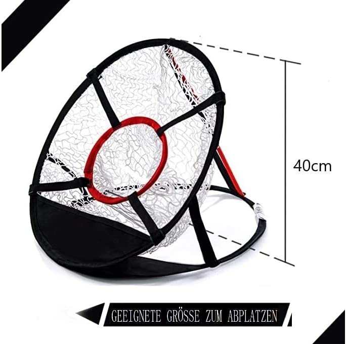 Filet de golf pour chipping Net, Pop Up Golf Chipping Net, Chipping Golf Chipping, Practice Net, 52 x 52 x 40 cm