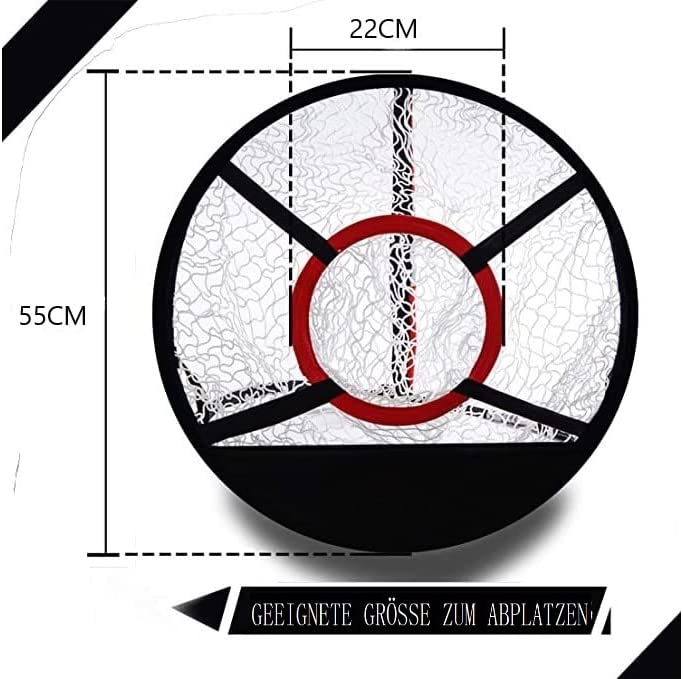Filet de golf pour chipping Net, Pop Up Golf Chipping Net, Chipping Golf Chipping, Practice Net, 52 x 52 x 40 cm