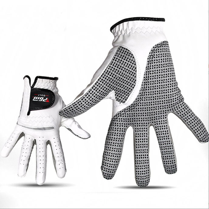 A Pair of Antiskid Particle Sheepskin Men's Sports Gloves