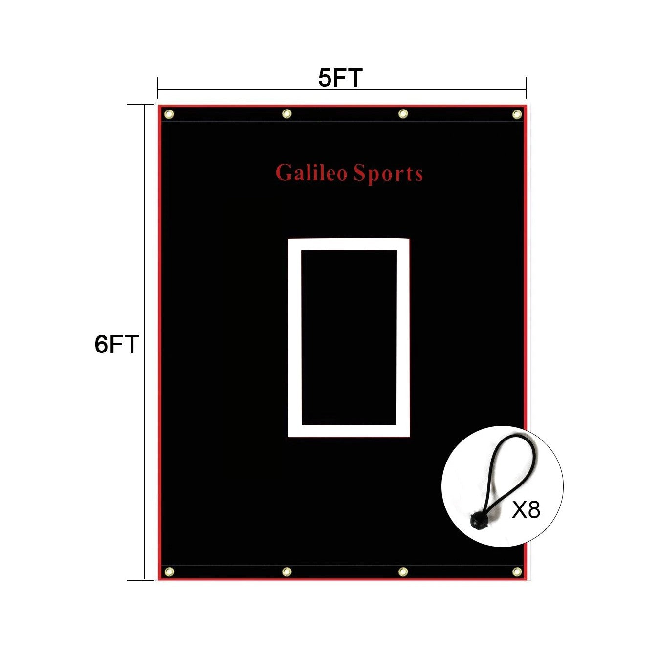 Kapler Softball Pitching Target 5X6ft