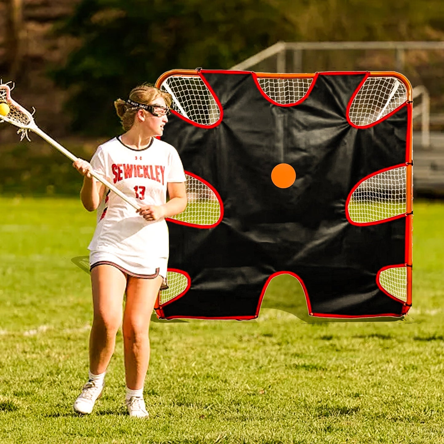 Kapler 6x6 Lacrosse Target - Corner Shooting Trainer for Standard Goals