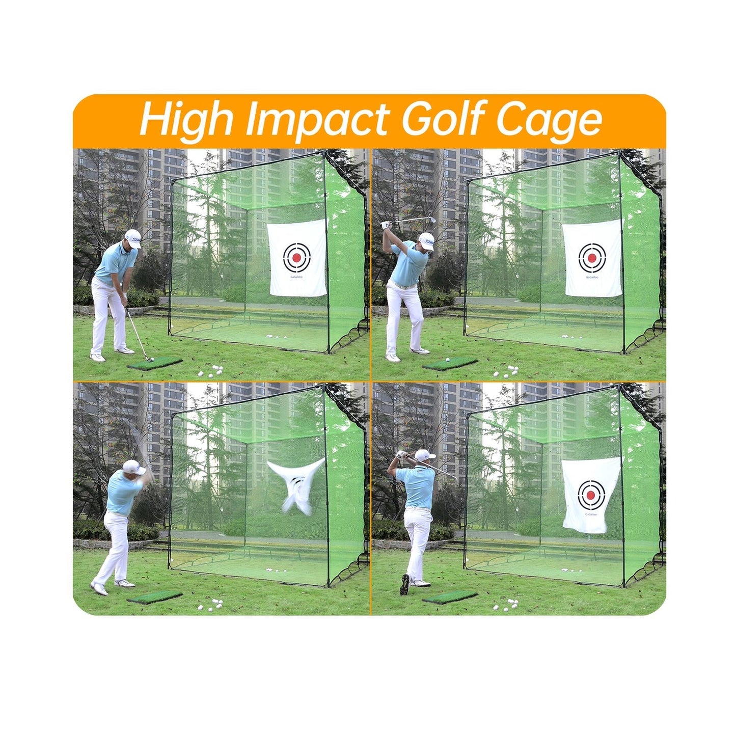 Kapler Golf Hitting cage 10x10x10ft