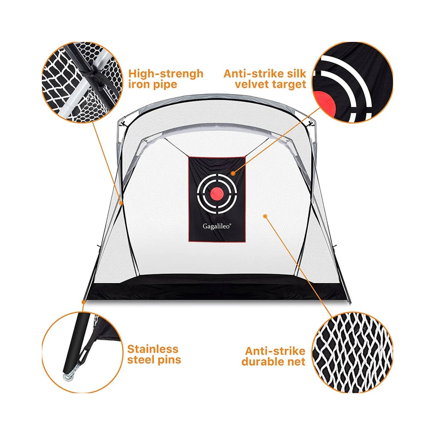 Kapler Golf Hitting Nets 9X7X5ft