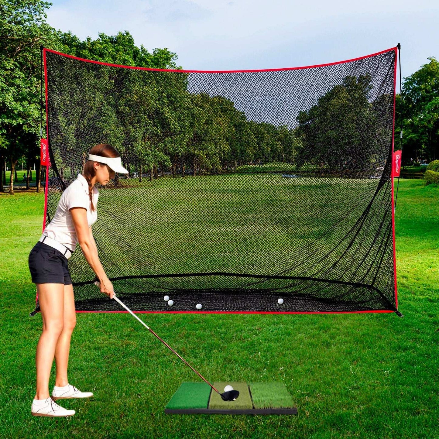 Kapler Portable Hitting Nets 10x7ft