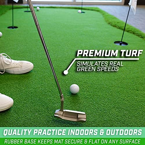 Kapler Golf Putting Green - 10 x 5 ft or 12 x 5 ft - Indoor & Outdoor Putting Practice