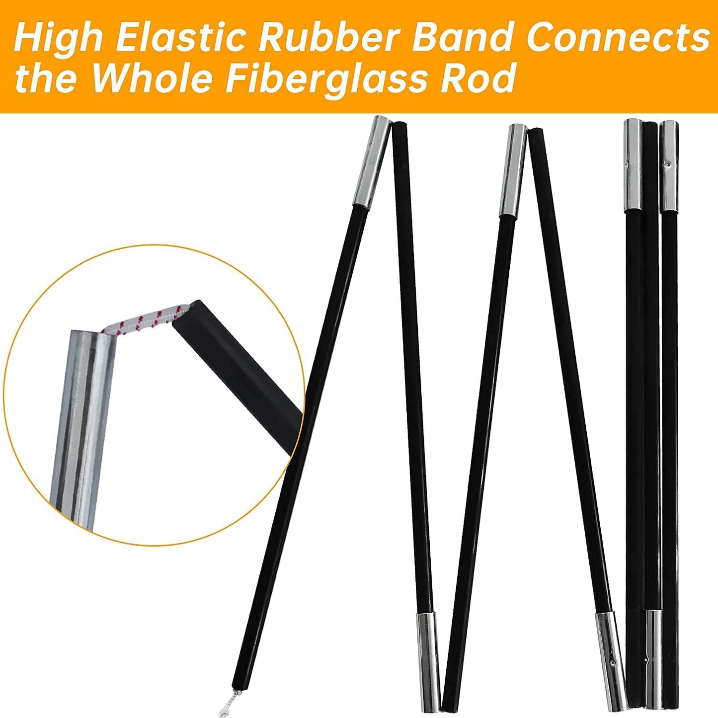 Kapler Replacement softball Rods 22x12x10ft