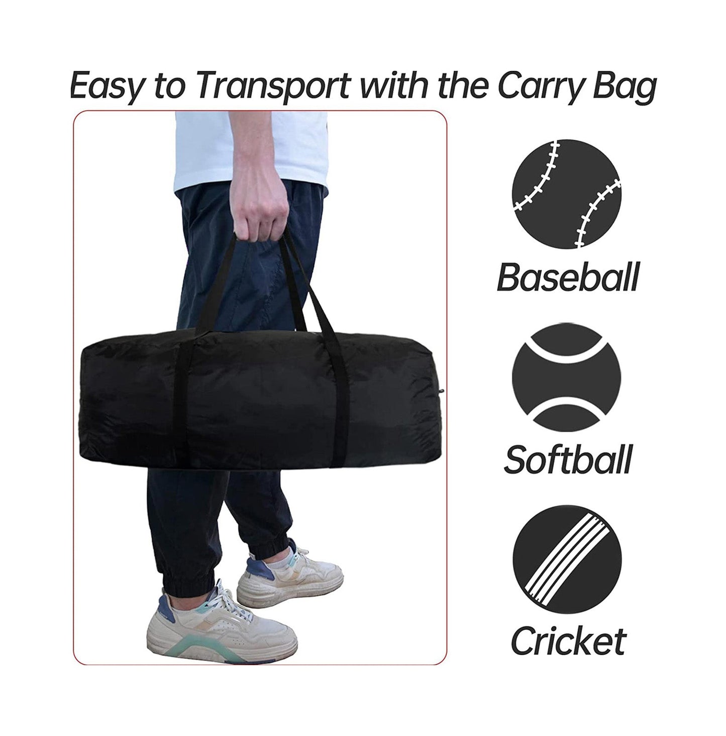 9 Hole Target Baseball pitching Net 48X 48