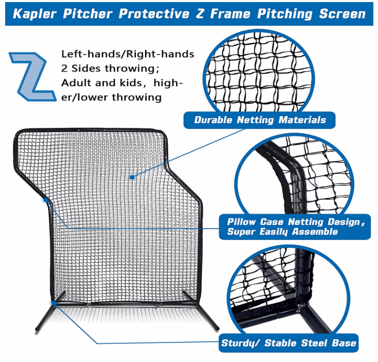 Kapler Z-Shaped Pitching Protection Screen