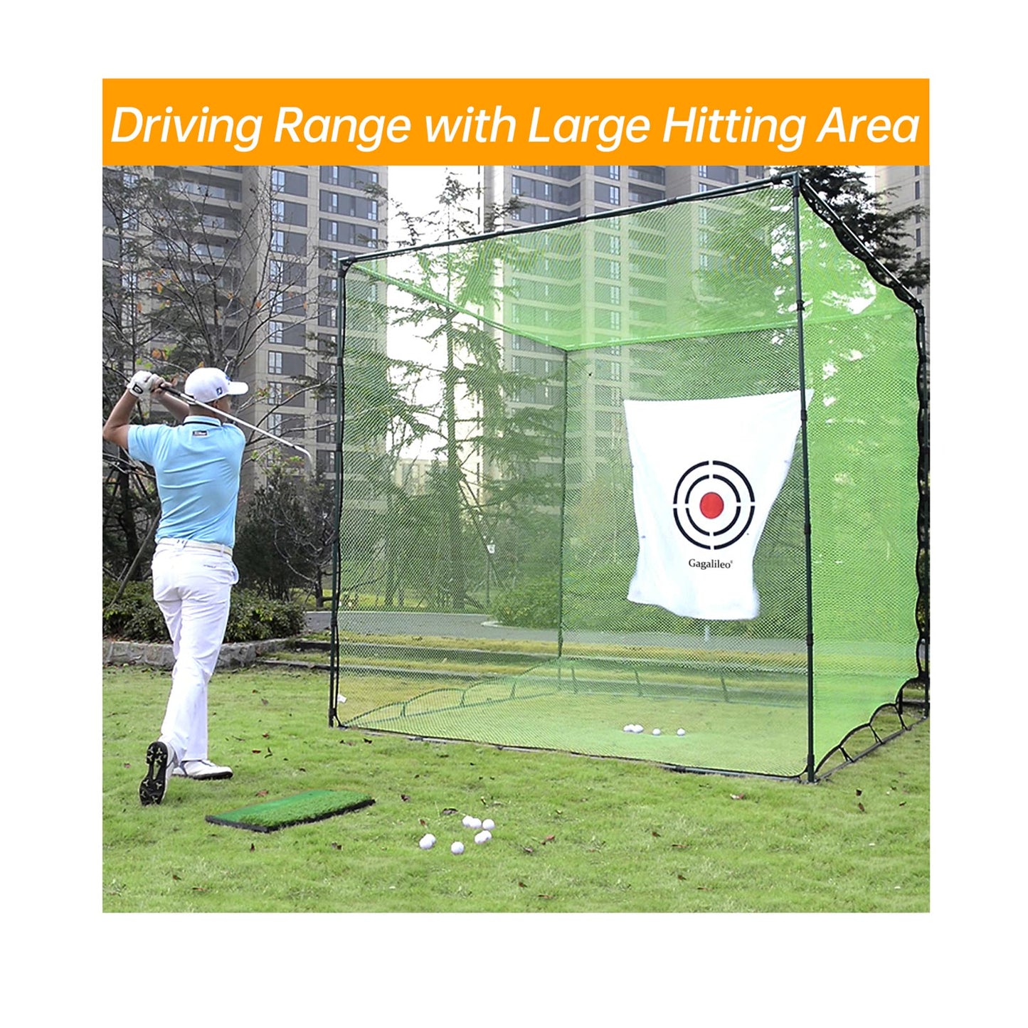 Kapler Golf Hitting cage 10x10x10ft
