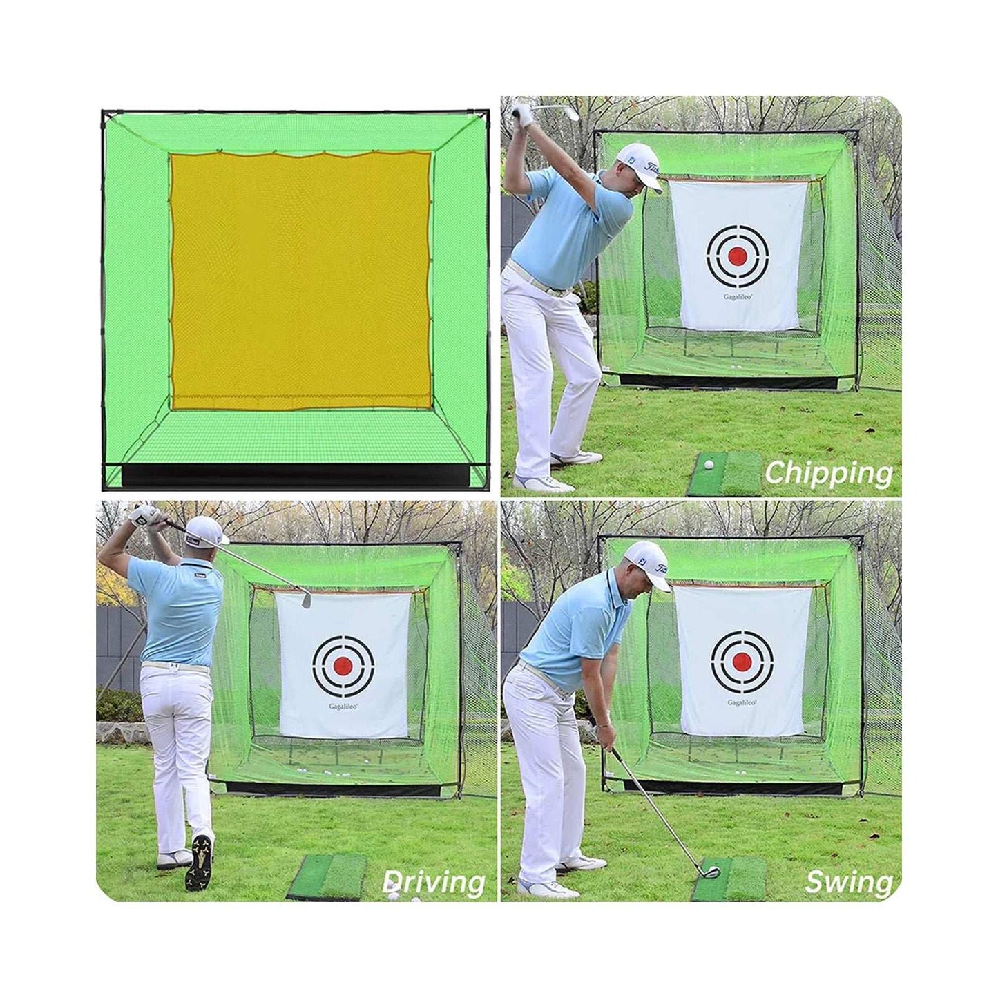 Kapler Golf Cage Replacement Net 7X7ft