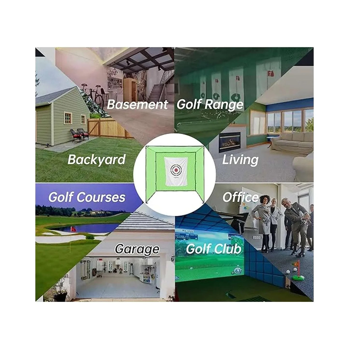 Kapler Outdoor Practice Golf Cage 8x8x8ft - Kapler Sports