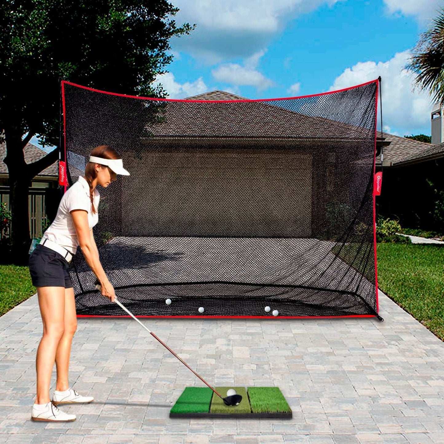 Kapler Portable Hitting Nets 10x7ft
