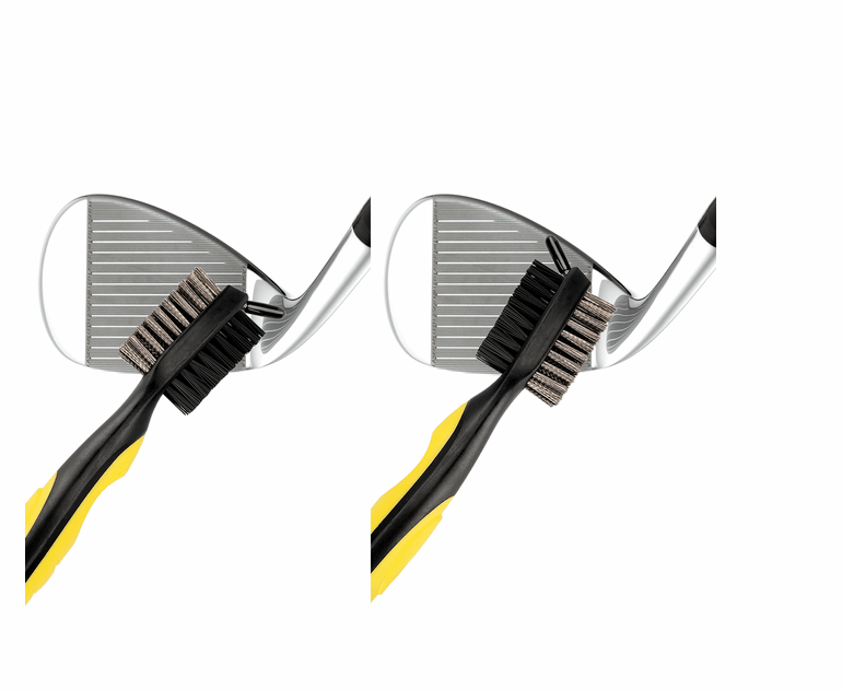 Double sided Ball brush with sheathed Brush Golf Club Brush Groove Cleaner | Kapler Sports