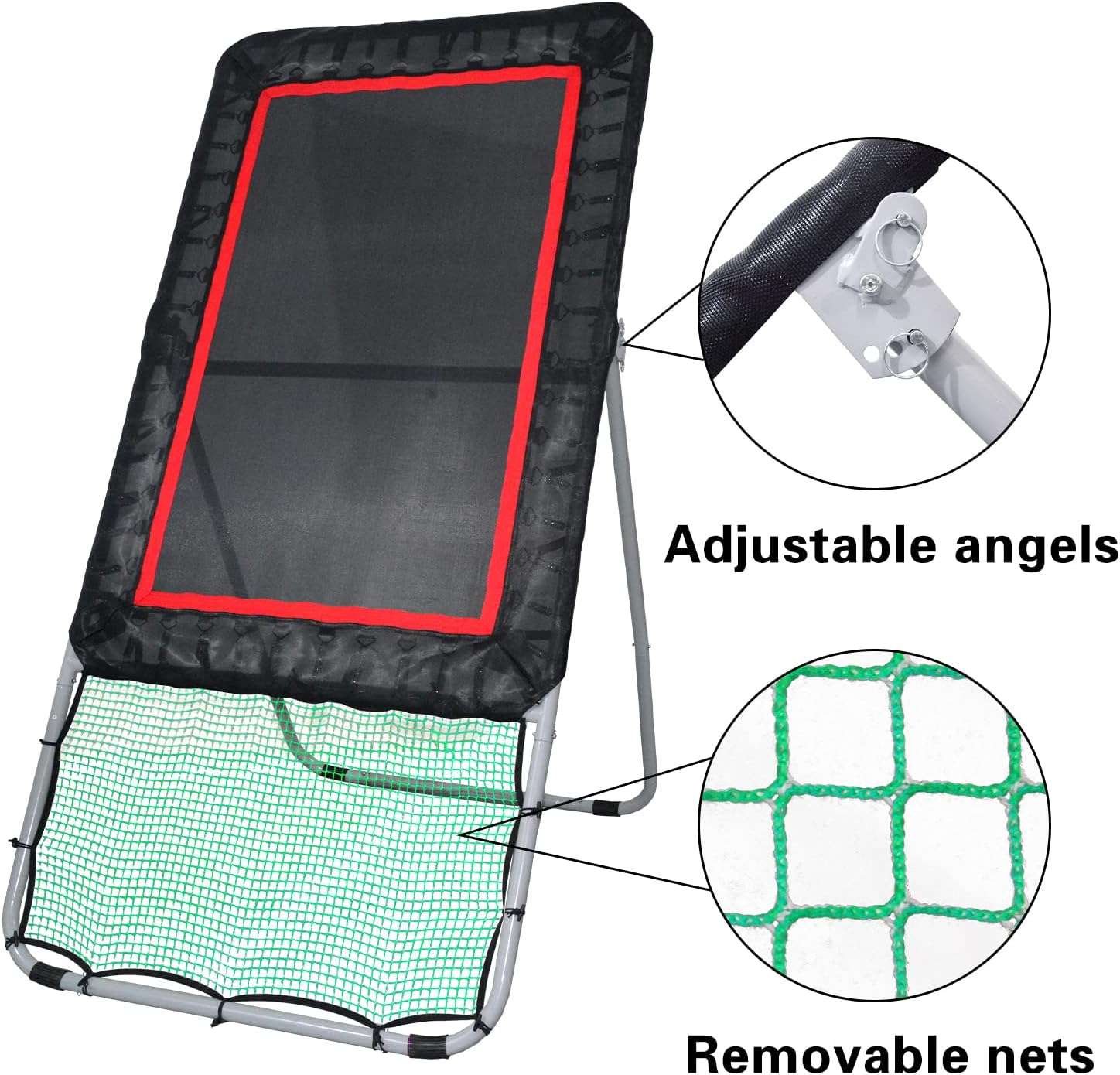 Kapler Lacrosse Rebounder,Folding Lacrosse Throwback Rebounde Rebound Target | 4x6FT Size