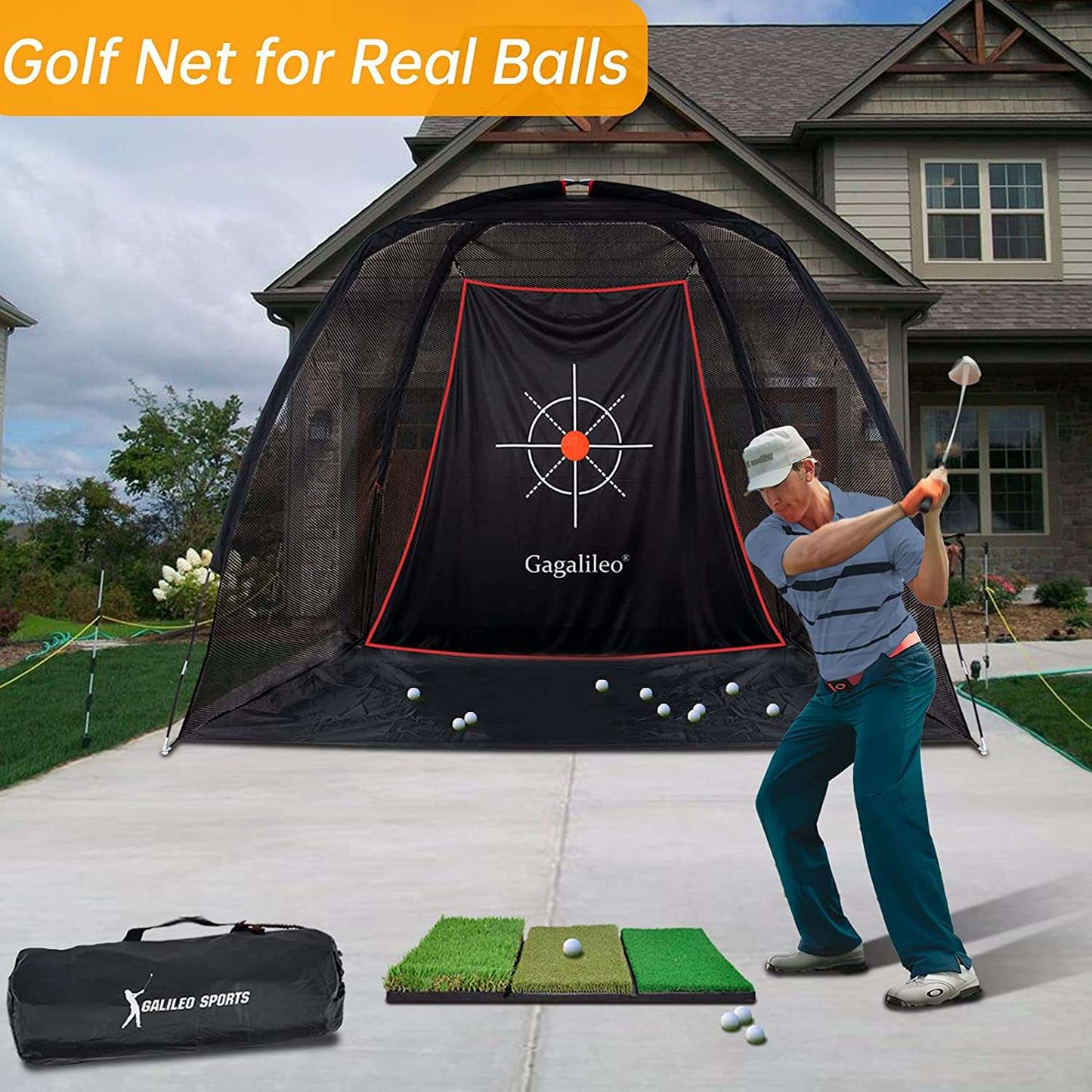 Kapler Golf Backyard Target Cloth
