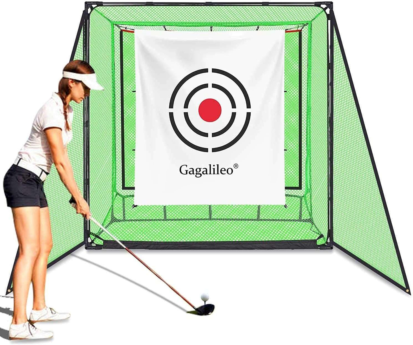 6.6x6.6X3.3 Kapler Golf Net Hitting Cage/ Practice Driving Net/ Backyard