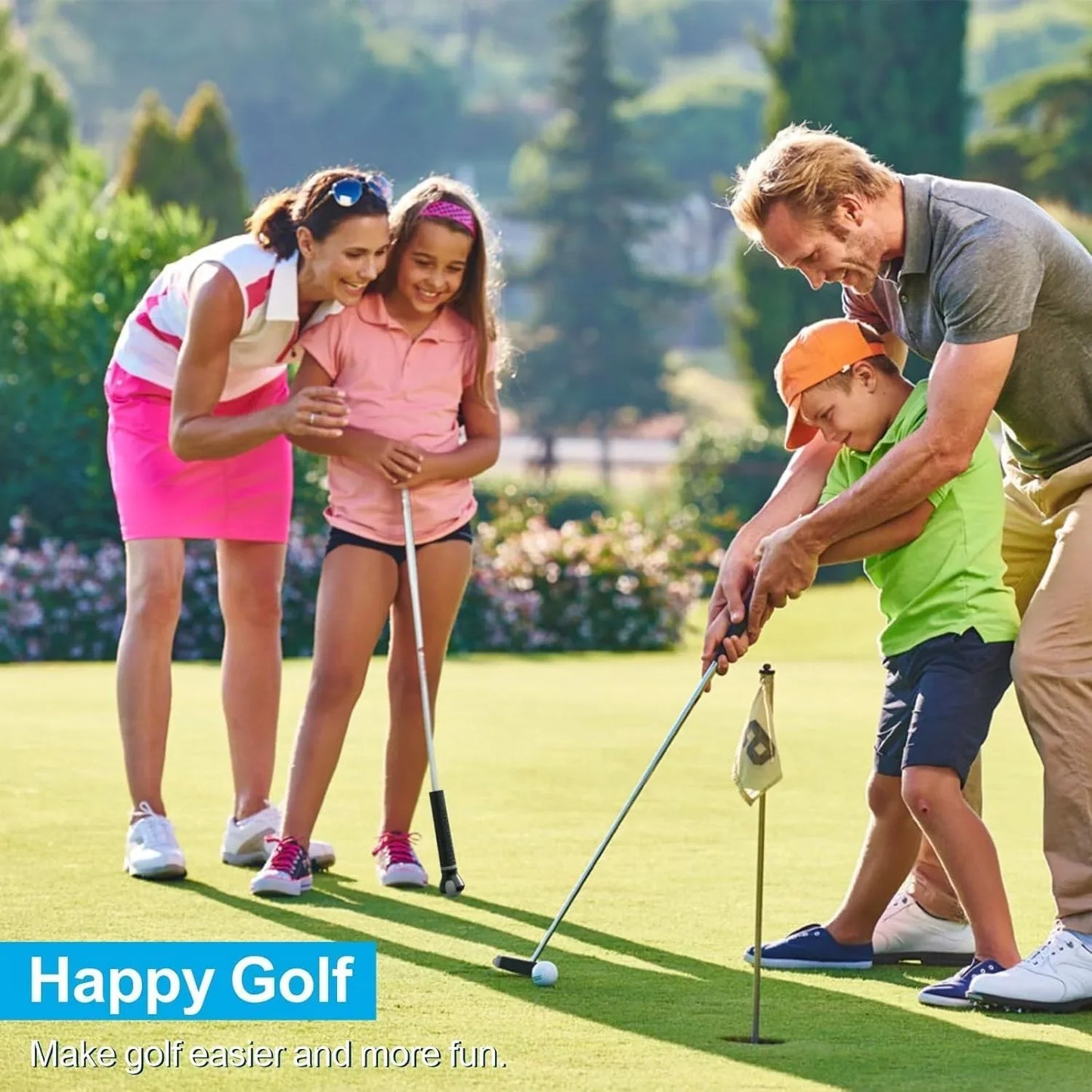 Golf Ball Picker Upper for Putter Golf Manual Ball Retriever Grabber, Driving Range Use 3-Prong Ball Picker, No Bending to Pick Up The Ball, Golf Accessories, Golf Screws Tool - Kapler Sports