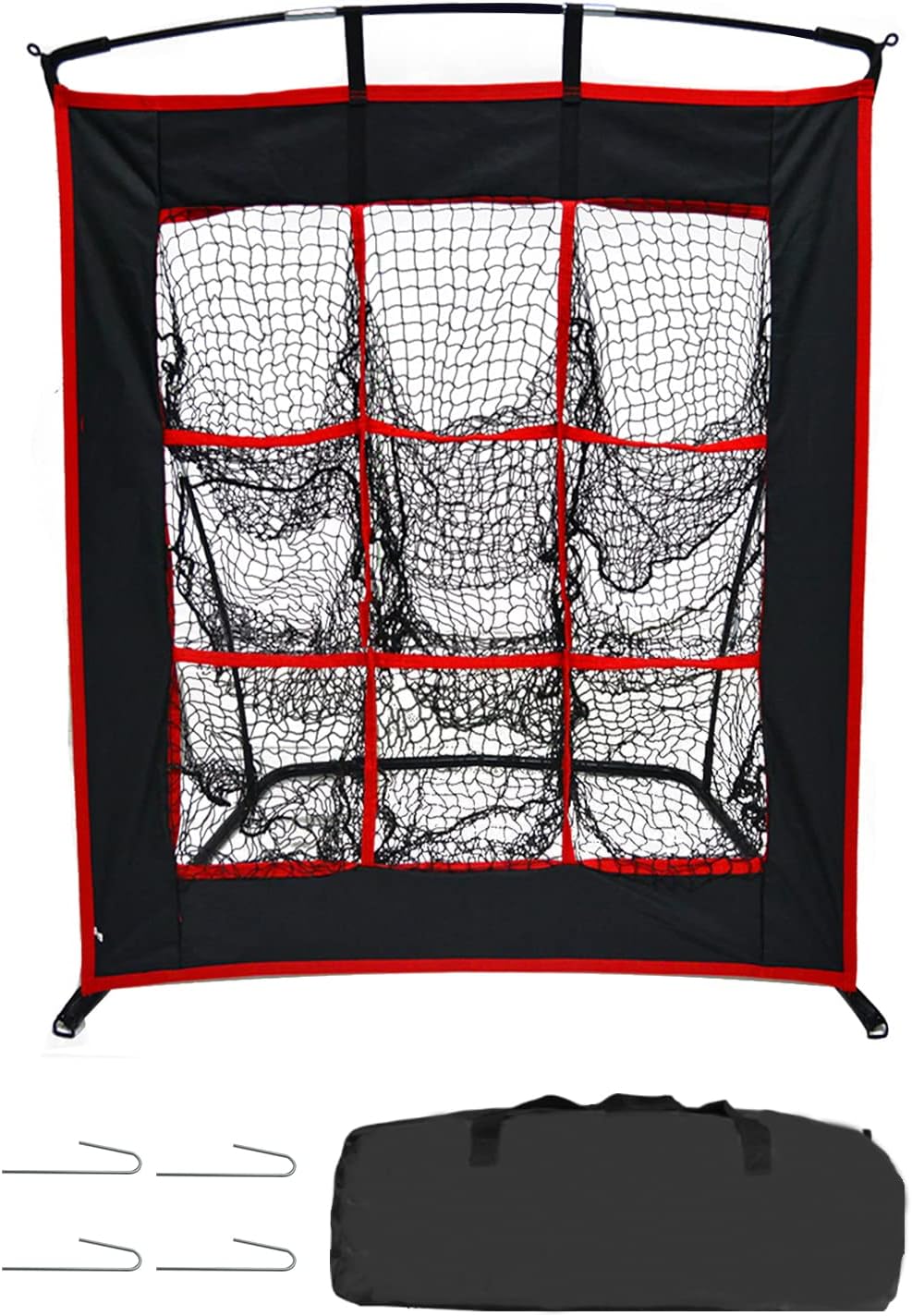Kapler Baseball Softball Pitching Net with Strike Zone 4x3FT