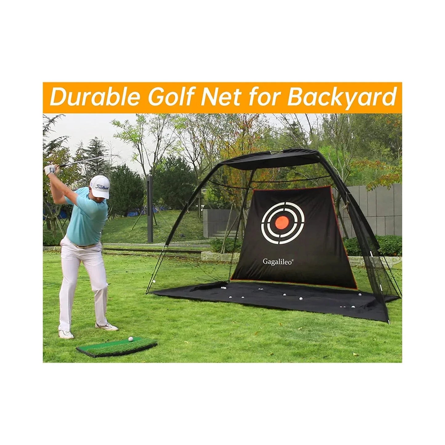 Kapler Driving Golf Net 12x7x6.6ft - Kapler Sports