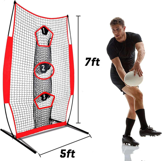Kapler Football Throwing Net 7x5ft - Kapler Sports