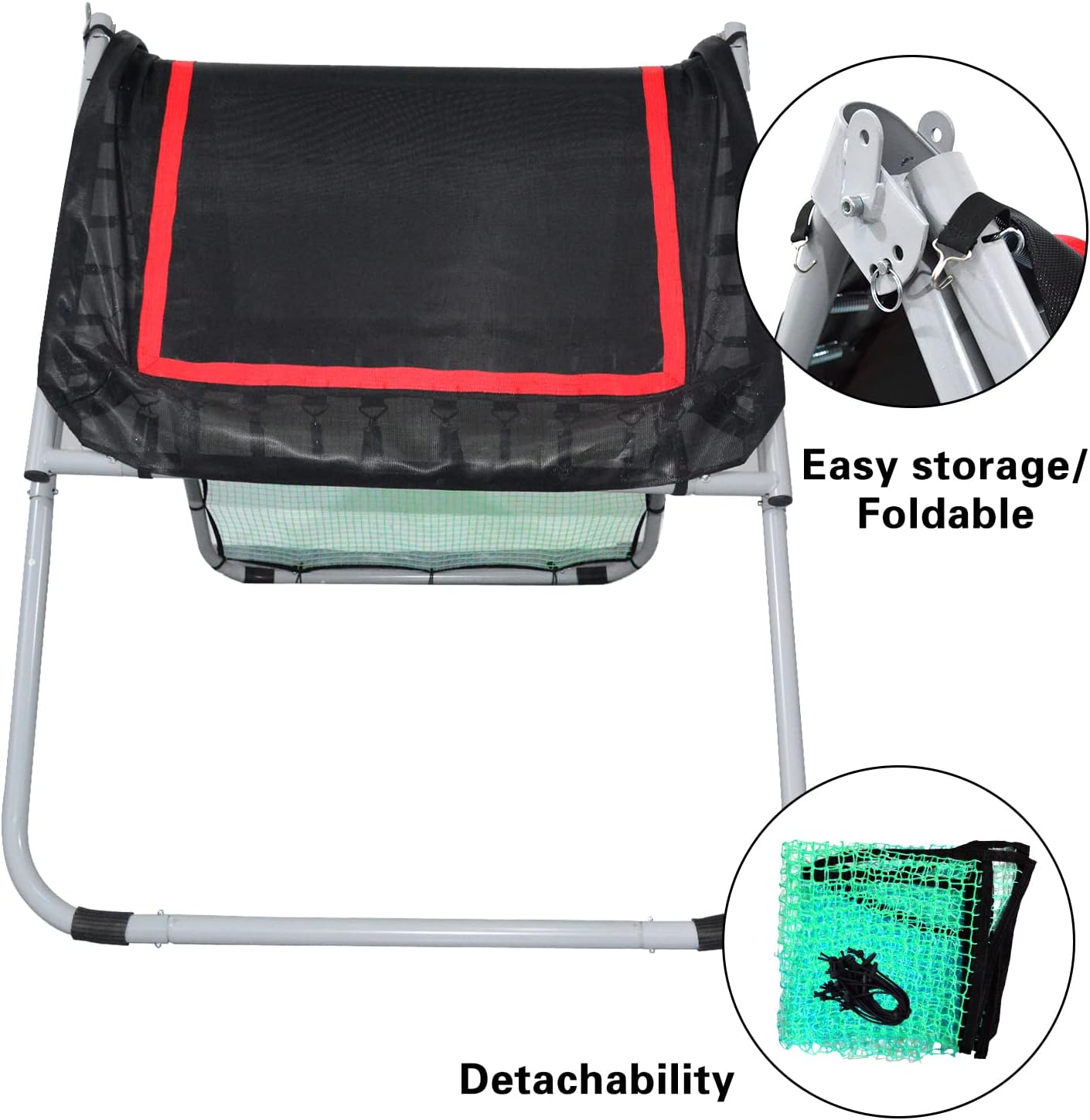 Kapler Lacrosse Rebounder,Folding Lacrosse Throwback Rebounde Rebound Target | 4x6FT Size