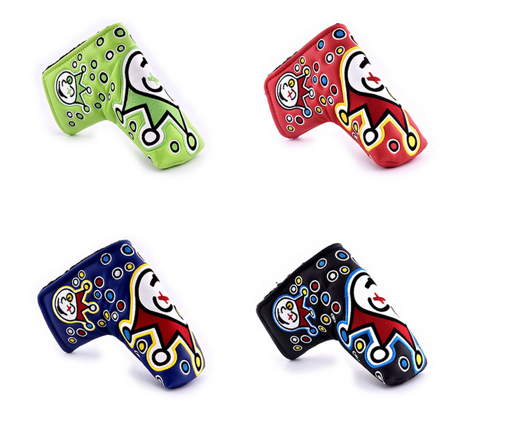 Funny Clowns Pattern Golf Putter Head Cover