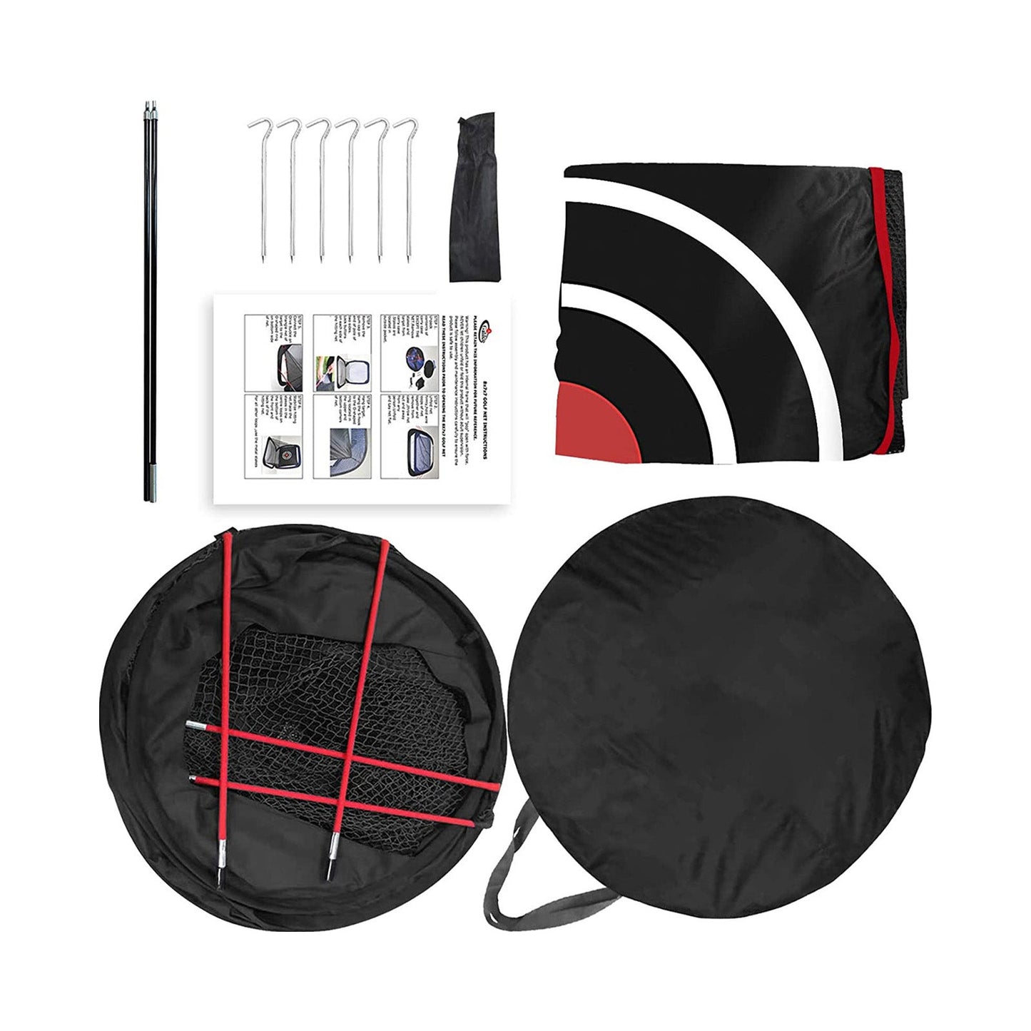 Kapler Portable Pop-Up Driving Net 8X7X7